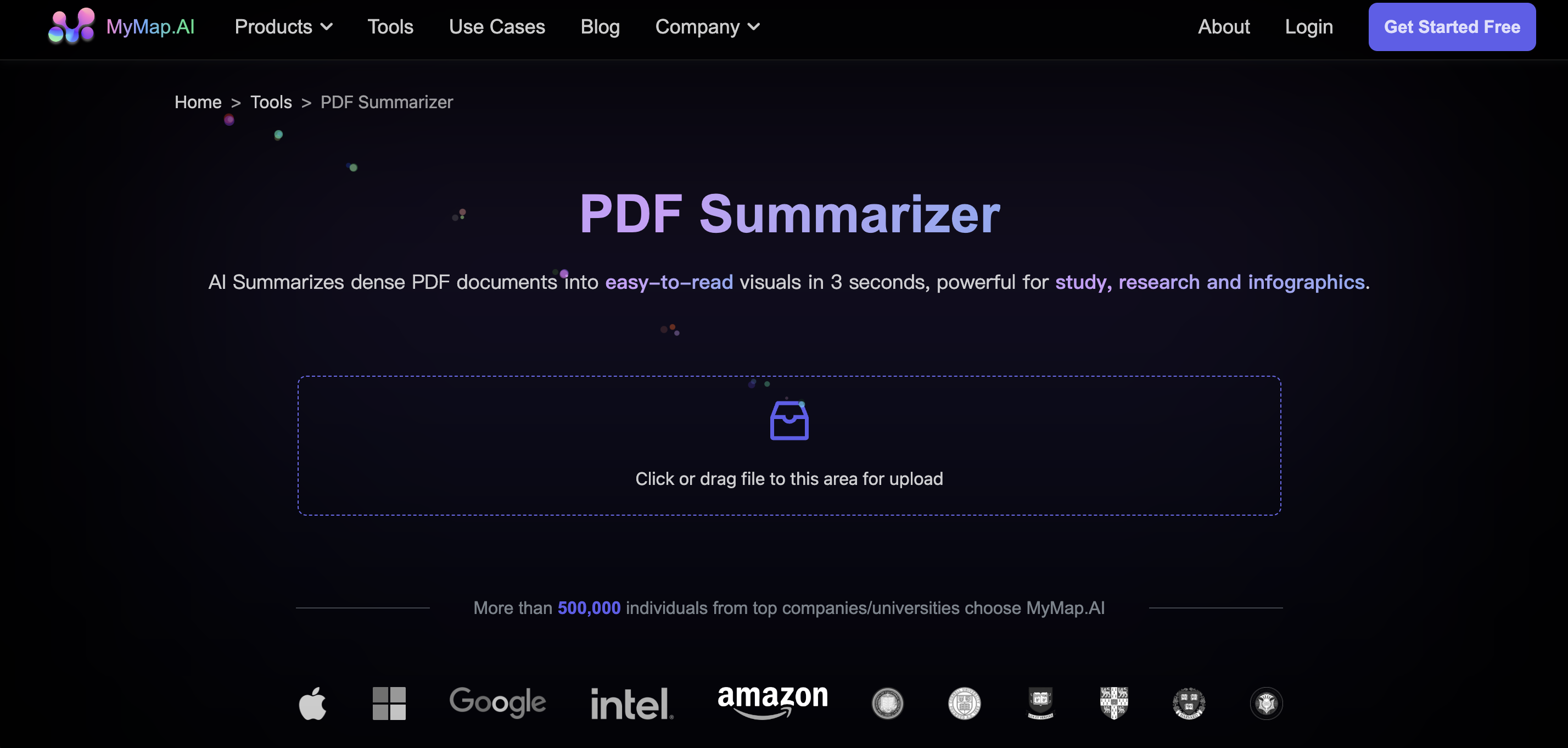 MyMap AI PDF Summarizer